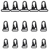 15Pcs Outdoor Backpack Clips Enlarged Mouth Hooks Key Chain Hanging