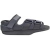 Black Velcro Post Surgery Heel Shoe Size Large (6-9) Emo
