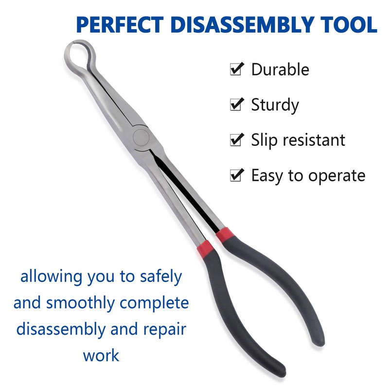 Spark Plug Remover, Professional O-Ring Spark Plug Pliers with 27.5