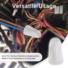 NIIIYTYB 36Pcs Ceramic Wire Nuts High Temperature Porcelain Connectors Heat-Resistant