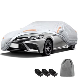 GIANT PANDA Car Cover Compatible with Toyota Camry 2018-2024 Sedan,Waterproof All Weather,Sun UV Protection,Enhanced Paint Protection for Automobiles & Car Snow Cover