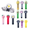 12PCS Silicone Cable Organisers reusable Straps Clips Wire Ties Cable