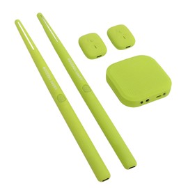 Bewinner Air Drum Sticks, Portable Virtual Electronic Drum Set, Electronic Air Drum Rock Beat Rhythm Stick Percussion Instrument Tool for Beginners Children Adults (Blue)