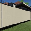 TANG Sunshades Depot Fence Privacy Screen 8'X1' Beige (TAN) 180GSM