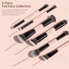 MAANGE Brochas para Maquillaje de Doble Punta 6PCS Set de