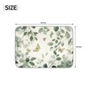 Green Leaf Dish Drying Mat, 18"x24" Ultra Water Absorbent Microfiber