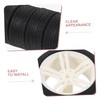 KICHOUSE 4PCS Multi Function Car Wheels Rubber Tires for DIY