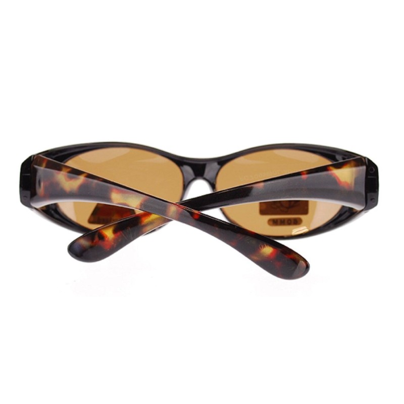Polarized Fit Over Sunglasses 2865, Size Medium, Tortoise