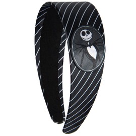Diadema de The Nightmare Before Christmas para mujeres y niñas, diadema Jack Skellington, Negro, Talla única