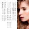 10 Pegatinas Impermeables para Cejas, Juego de Pegatinas Temporales para