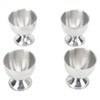 4PCS Egg Cup Set 40ml Stainless Steel High Temperature Resistant