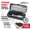 Wiha 74984 32 Piece GoBox Standard Bit Set with Mini