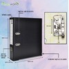 Clarisworld Lever Arch Files A4 Size 2 Ring Sheets Holder,