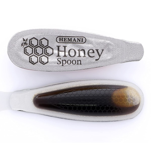 Hemani - Edulcorante de miel 2 en 1 y agitador de cuchara – Uso individual – Conveniente y fácil de transportar – 11 sabores para elegir entre (10 cucharas en total)