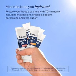 Trace Minerals- Zerolyte (Mango Salado)  Mezcla de Bebida en Polvo Electroltico  Hidratacin de Sodio Desarrollada por Concentrace, Trace Minerals,... 