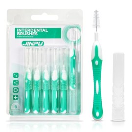 interdental Brushes, Soft Dental Brush for Teeth Cleaning Dental Floss Picks|Teeth Cleaning Tools| interdental Brushes Between Teeth Soft Bristle toothpicks for Removing Dental Plaque (6PCS, Red)