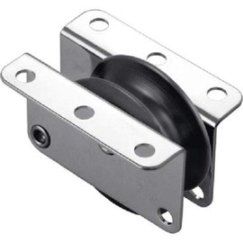 RONSTAN RF41712 Grade Stainless Steel 316 Series 40 High Load Exit and Lead Block, 1100 lbs Load Capacity,1-9/16" Sheave