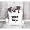 SpecialMe® Cushion Cover Mother's Day Funny Saying Scheiss auf Muttertag