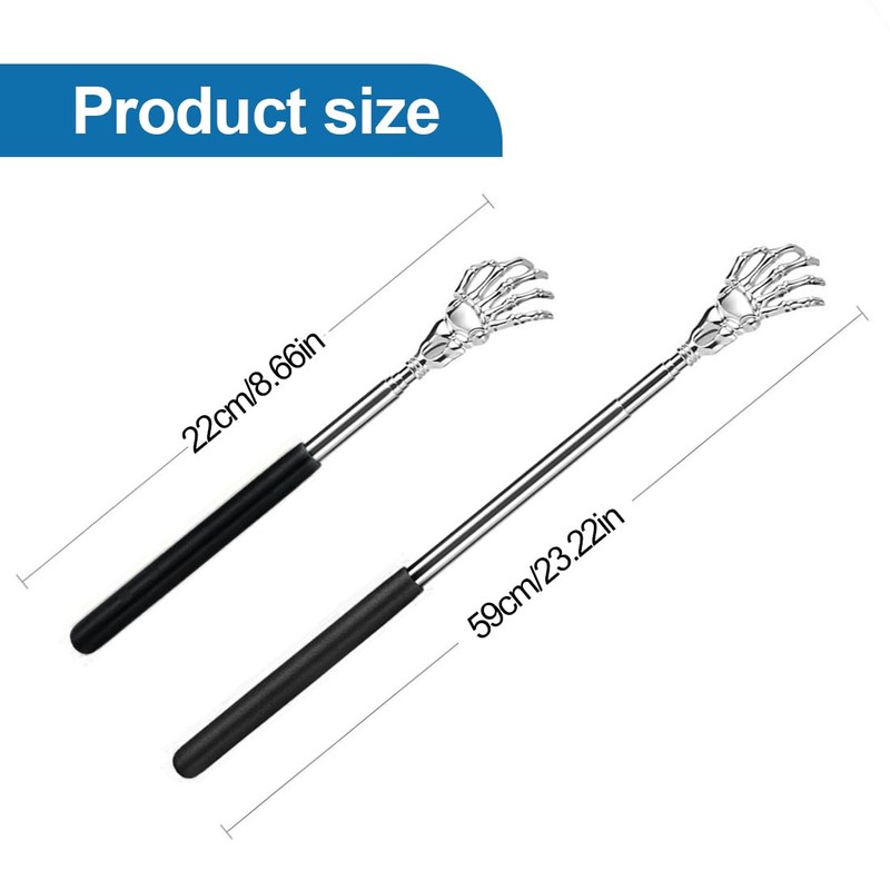 OUDQFCJ Pack of 2 Back Scratchers Telescopic Scratcher Back Scratcher