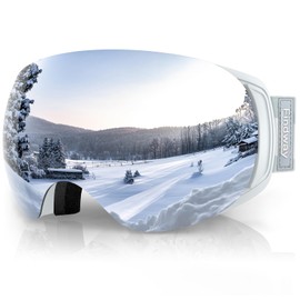 Findway Ski Goggles OTG for Women Men Adult Youth-Over Glasses Snow Goggles-Interchangeable Lens,Anti Fog Snowboard Goggles