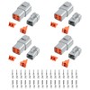 48 PCS Deutsch DTP Connector Kit 4 Pin Automotive Waterproof