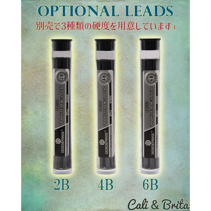 Cali&Brita [Extra Thick 0.2 inch (4.0 mm) Lead + 8