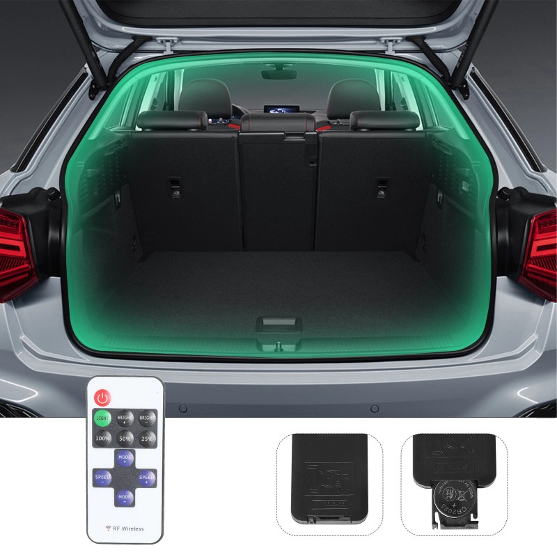 SHENKENUO Wireless Green LED Strip Kit For Boat Marine Deck