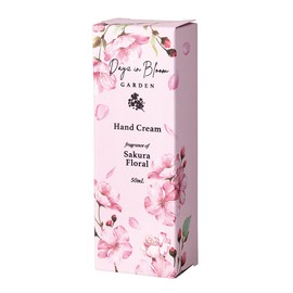 Days Inn Bloom Garden Hand Cream, 1.7 fl oz (50 ml) Sakura Floral (Cherry Blossoms, Cherry Blossoms, Moisturizing, Boxed, Flowers)