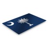 Smile Art Design South Carolina State Flag Glossy Metal Wall