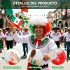 Peluca Con Bandera México Fanático Accesorios Mundial 2026