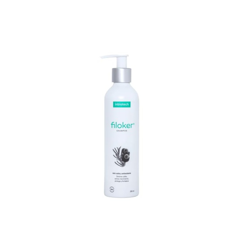 filoker shampoo anti-caida y antioxidante 250 ml