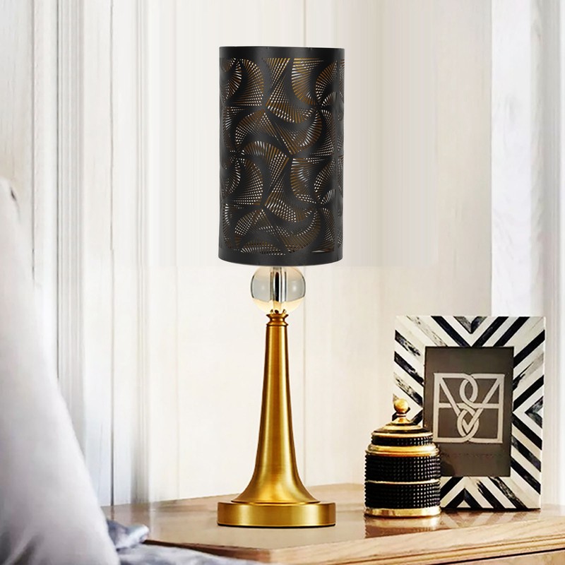Windmill Shadow Metal Lamp Shades Hollow Carved Lampshade Modern Style