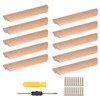 BQLZR 96mm Pitch Wooden Cabinet Handle Pull Cupboard Closet Drawer