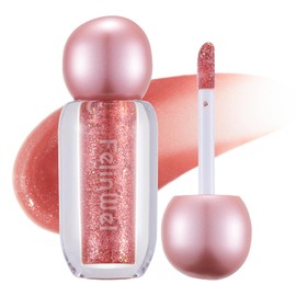 FelinWel Super Sparkly Lip Gloss, Shining and Nourishing, Fresh Texture, Buildable Formula, One for Multipurpose, 03# Cherry Glaze