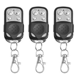 2 Pieces Universal Garage Door Opener Remote 433.92 MHz Fixed Code, Gate Opener Cloning Wireless Remote with 4 ABCD Buttons Duplicate, Remote Control Key Fob for Car Garage Door Gate