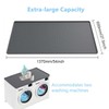 Silicone Washing Machine Drain Pan, 54"x27.5" 0.79" Raised Edge Mat,