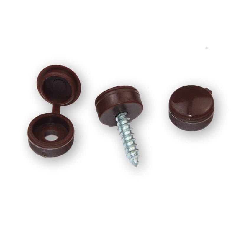 (TUISKU) Decorative Screws M6 Plastic Set of 40 Hinged Screws
