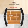 HBTower Step Ladder,Lightweight Aluminum Folding Step Stool with Anti-Slip Wide