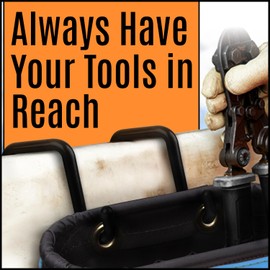 IMPRESA [2 Pack Lineman Bucket Hooks to Secure Tool Apron or Oval Bag fits 2 Lip Buckets “ Durable, Safe & Easy to Use Lineman Hooks - Lineman Bucket Tool Holder for All Seasons - Accessories