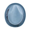Peter Grimm Depp Fedora Sombrero, Azul desteñido, Small-Medium