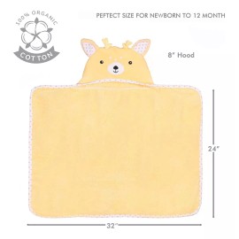 Tbezy Toalla Con Capucha Para Bebé Con Diseño Animal Único T