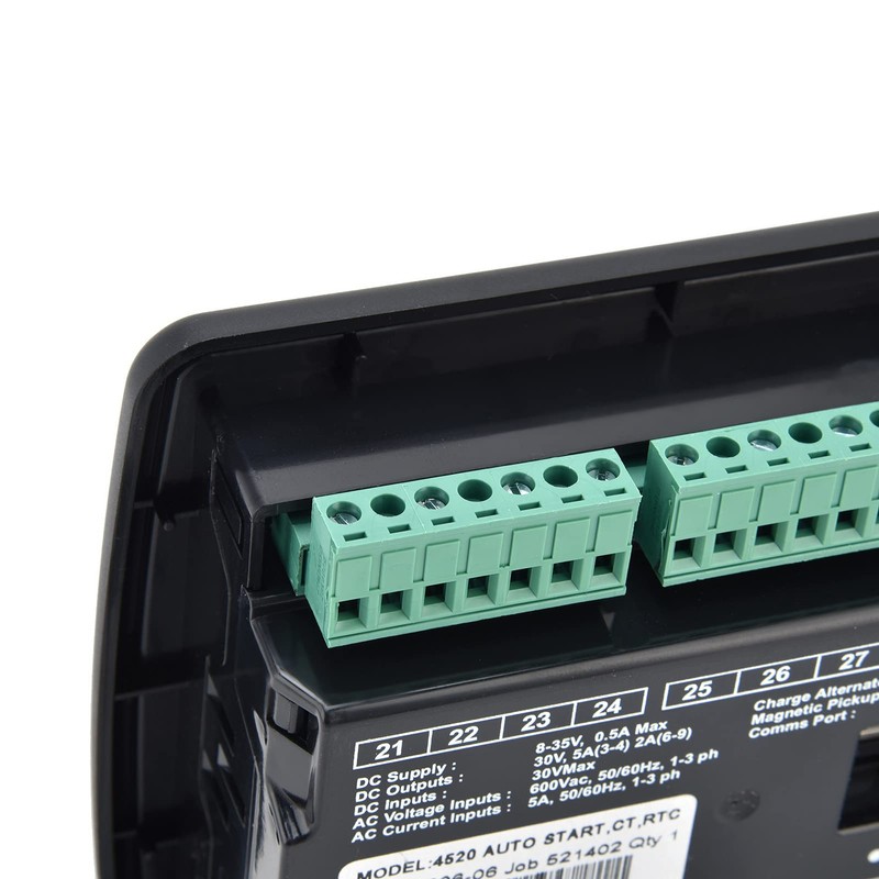 Genset Controller Self Starting Generator Controller LCD Display 3 Phase