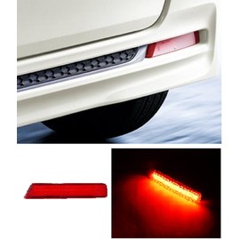 N-BOX NBOX Custom JF1.2 LED Reflector, Red, Left and Right Set, Total 78 LEDs 1084