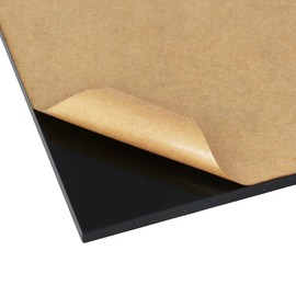 Fielect Black Acrylic Sheet 8.19" x 5.77" x 0.2" Acrylic Plexiglass Sheet Cast Plexiglass Plastic Plexi Glass Board for Picture Frames Sign Holders DIY Display