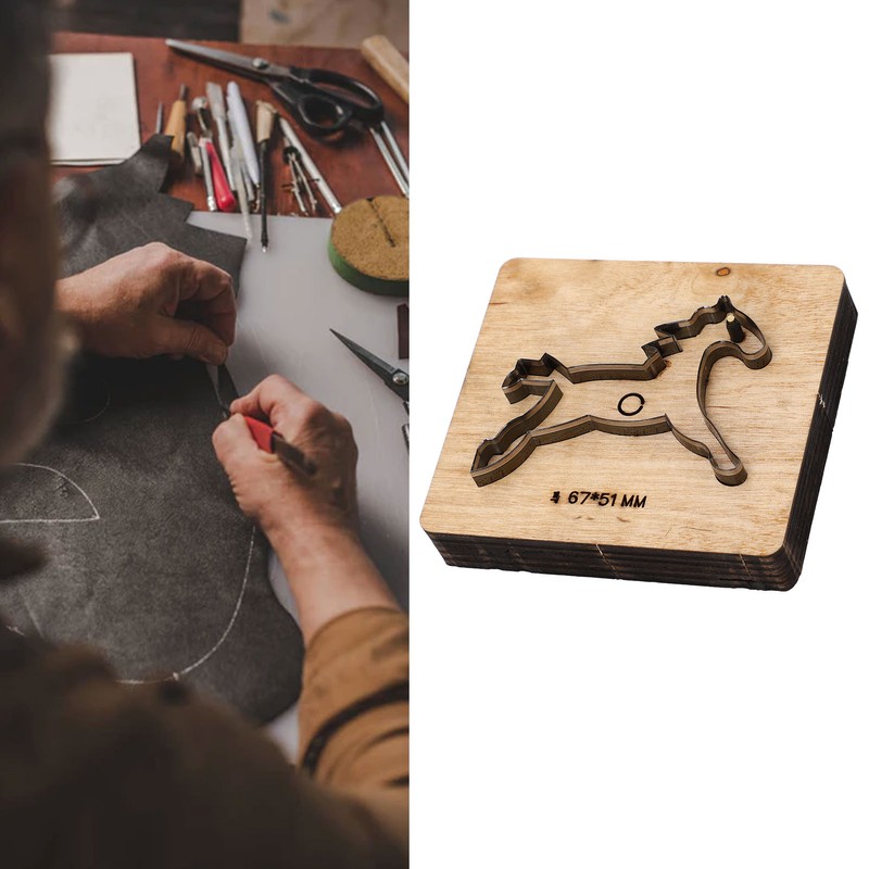 Leather Cutting Die Horse Shape Sharply Clean Edge Alloy Steel