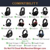 SOULWIT Mesh Fabric Replacement Earpads Cushions for HyperX Cloud 1/2/3/Pro/Core/Alpha/Alpha