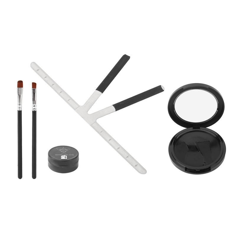 Eyebrow Mapping Kit Stencil Ruler Brow Mapping String Pigment Eyebrow
