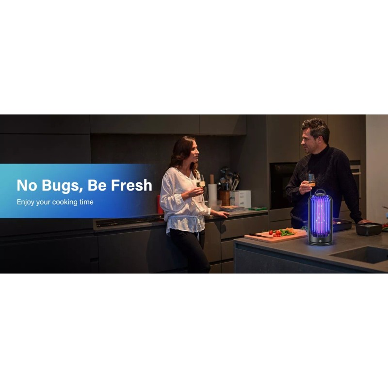 Elechome Bug Zapper for Indoor Outdoor, Rechargeable Mosquito Zapper with