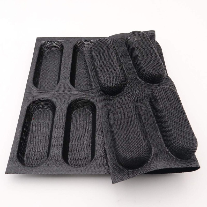 Bluedrop Silicone Hot Dog Bread Forms Mini Baby Sandwich Baking