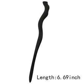 Wooden Hair Sticks Chinese Japanese Hair Chopsticks for Women Girls Wood Hair Fork Vintage Hair Pins for Teen Girls Hair Bun Maker for Long Hair Accessories 3 Pcs